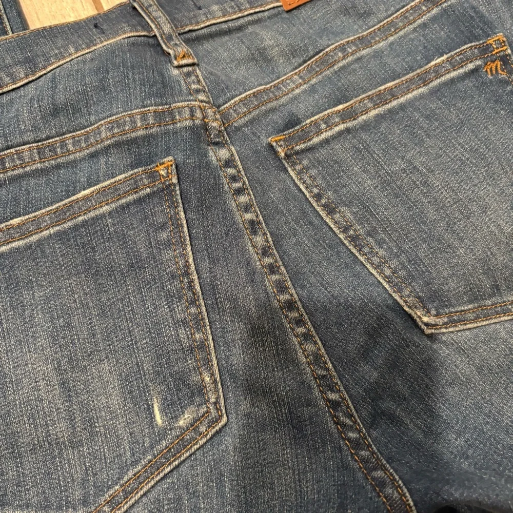 Madewell Cali Demi-Boot Jeans: Destructed-Hem Edition, Sz 25 - Picture 14 of 16